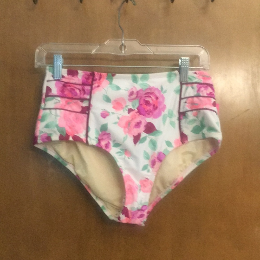 Betsey Johnson high waist swim bottomm